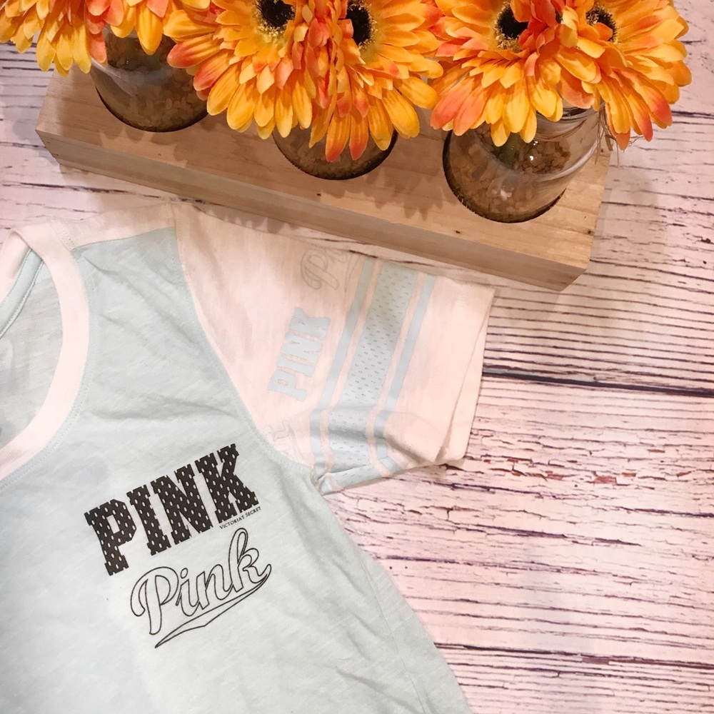 Victoria’s Secret PINK turquoise T-shirt